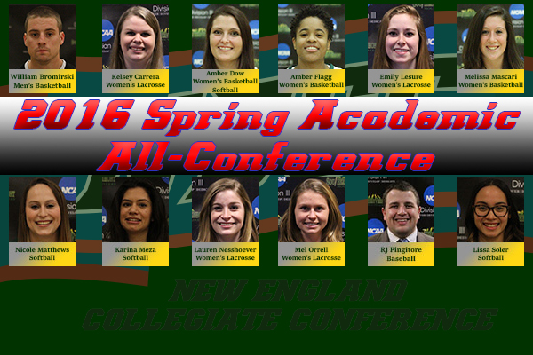 12 SVC Student-Athletes Earn 2016 NECC Spring Academic All-Conference Honors