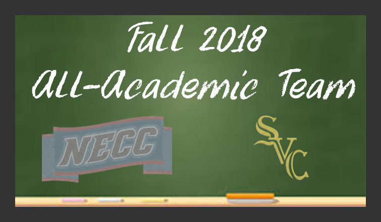 text: fall 2018 all-academic team

NECC and SVC logos