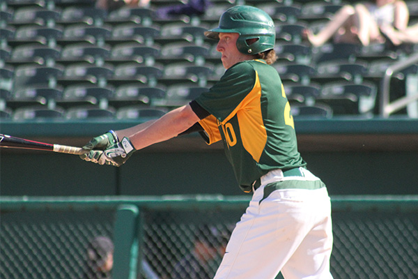 Stacey's Two Homers Help No. 3 Baseball Advance to Championship Sunday with 12-2 Elimination Game Win Over Elms