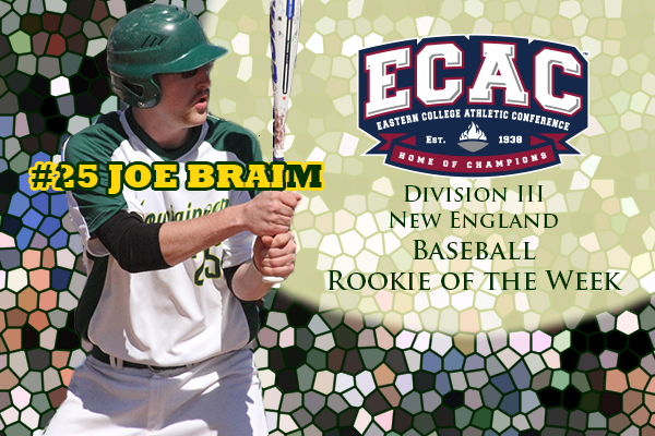 Braim Tabbed ECAC Corvias DIII New England Rookie of the Week