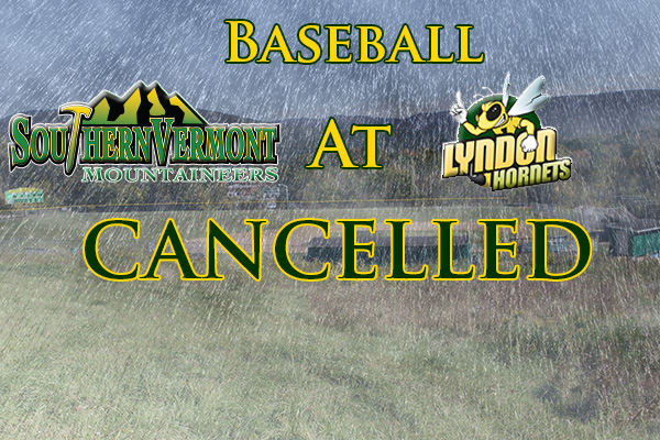 Baseball at Lyndon State Wednesday: CANCELLED