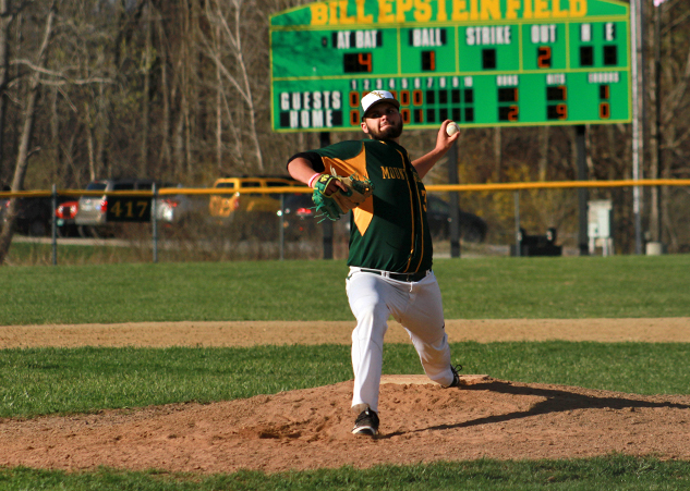 tyler graham tosses a pitch against daniel webster