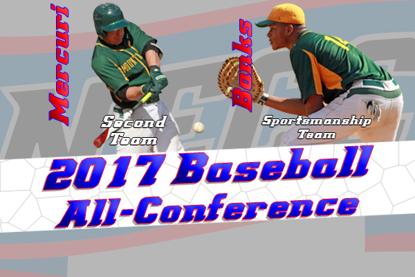 Mercuri, Banks Named to All-NECC Baseball Teams