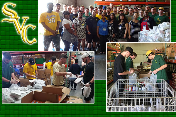 baseball helps out at the foothill unity center in pasadena