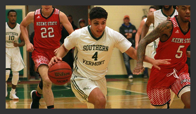 kyle depollar dribbles the ball
