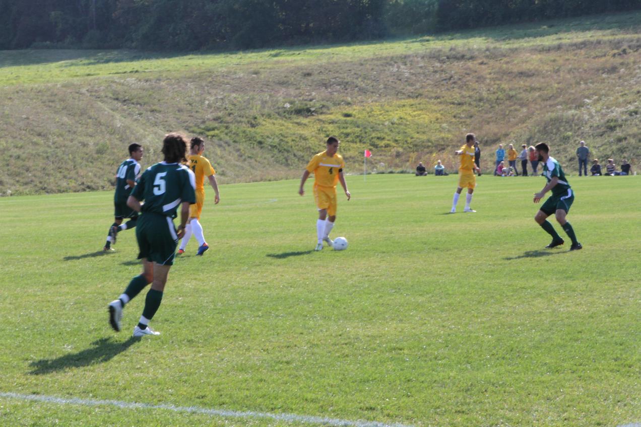 Men's Soccer Falls Short Against Lesley, 2-1