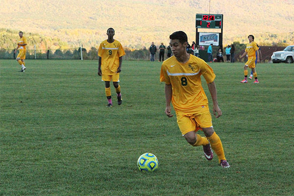 Men's Soccer Downed 5-0 at Middlebury, Eliminated from Playoffs