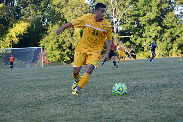 Men's Soccer Blanks Becker 3-0 in NECC Road Match