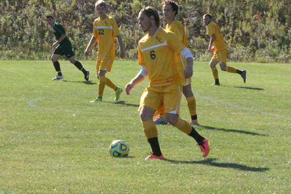 Daniel Webster Takes Down Men's Soccer 3-0 in NECC Tilt