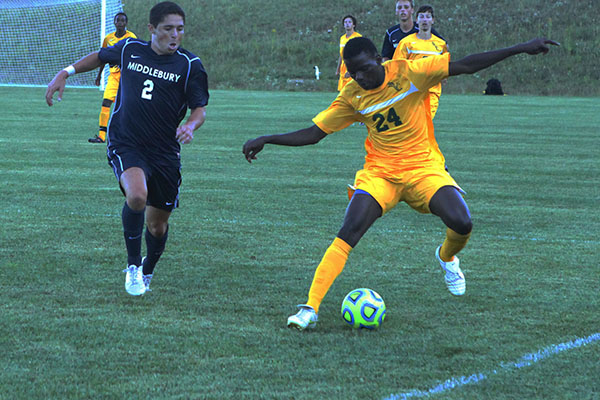 Strong Second Half Lifts Middlebury Over Men's Soccer 4-0