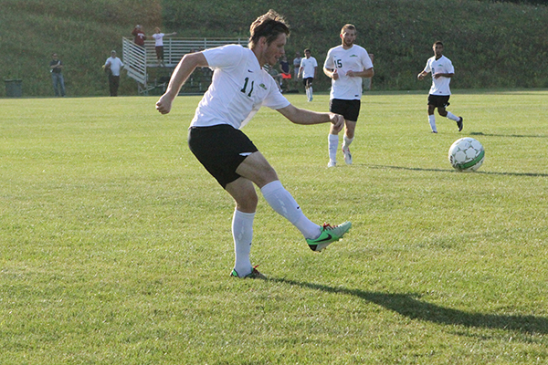 Newbury Tops Men's Soccer 5-0 in NECC Matchup