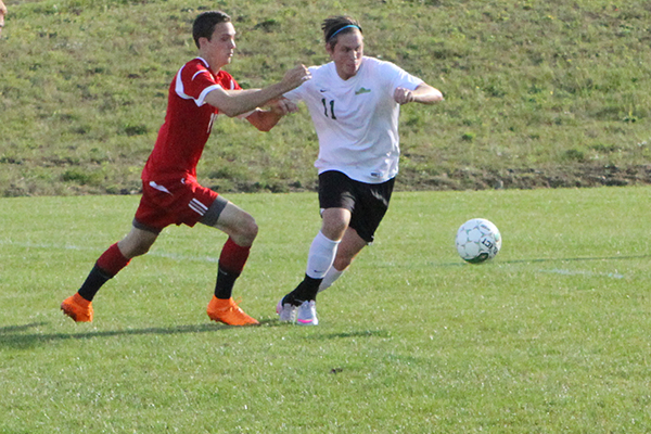 Men's Soccer Suffers Hard-Fought 3-0 Loss to Daniel Webster in NECC Opener