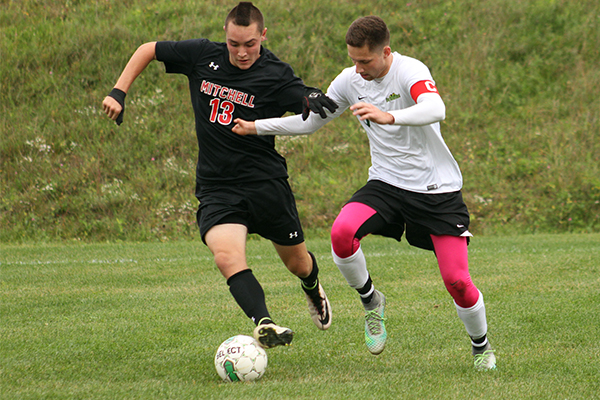 Men's Soccer Fights to 1-1 NECC Draw with Mitchell