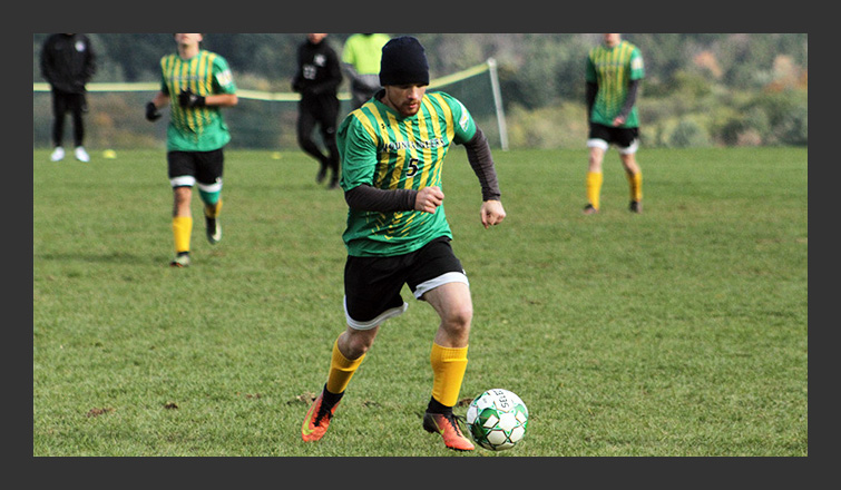 ben konchar dribbles the ball