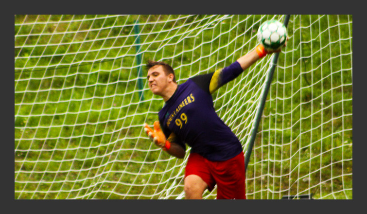 tyler mackie throws the ball