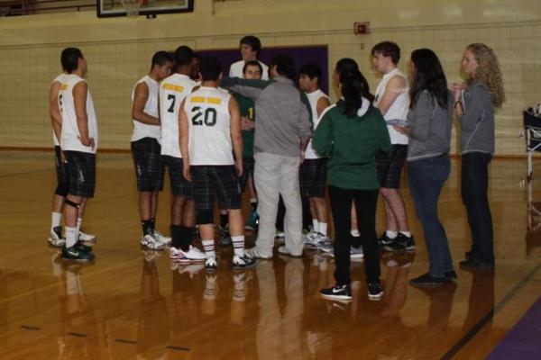 Men's Volleyball Outmatched by Daniel Webster, Springfield in Saturday Tri-match