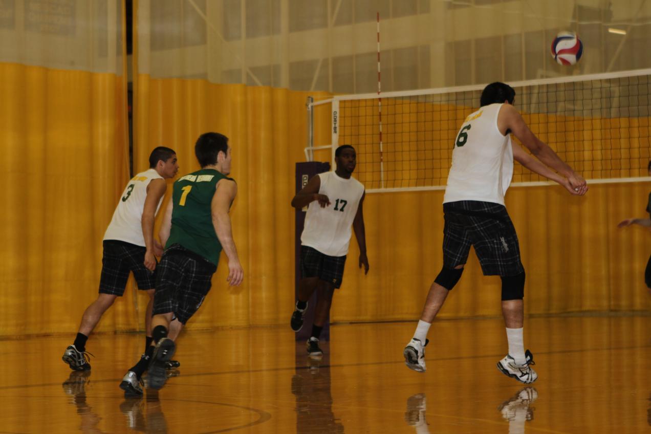 Men's Volleyball Dropped by Elmira, MIT in Day 2 of Golden Flyer Invitational