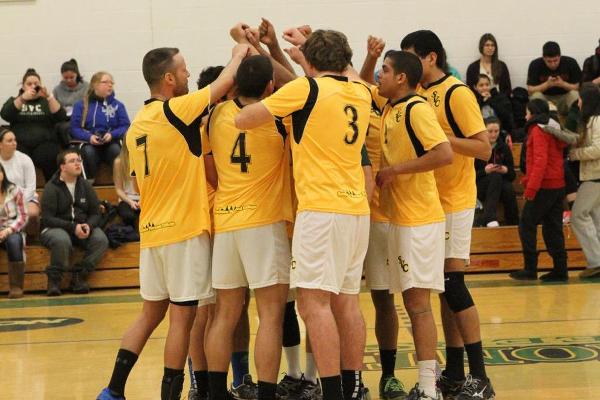 Men's Volleyball Takes Season Sweep of Newbury with 3-0 Win