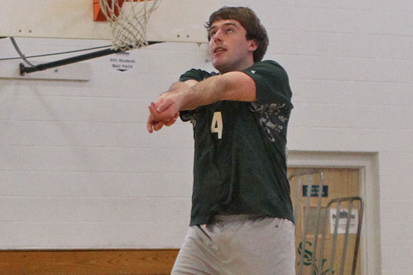 Solid Hitting Leads Men's Volleyball to 3-0 NECC Sweep at Lesley