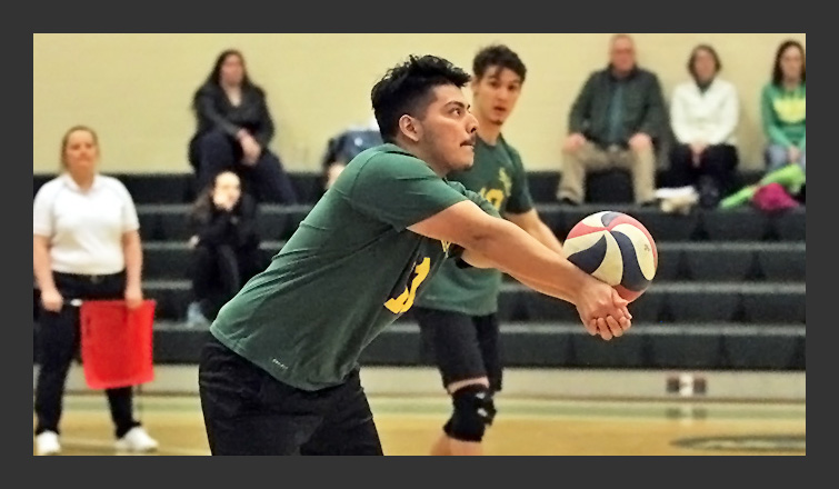 Men’s Volleyball Ends Season With 3-0 Loss at Nichols