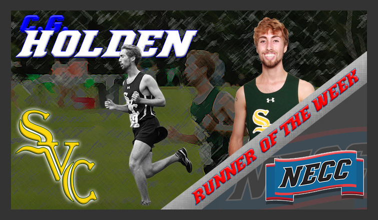 c.g. holden named necc men's cross country runner of the week