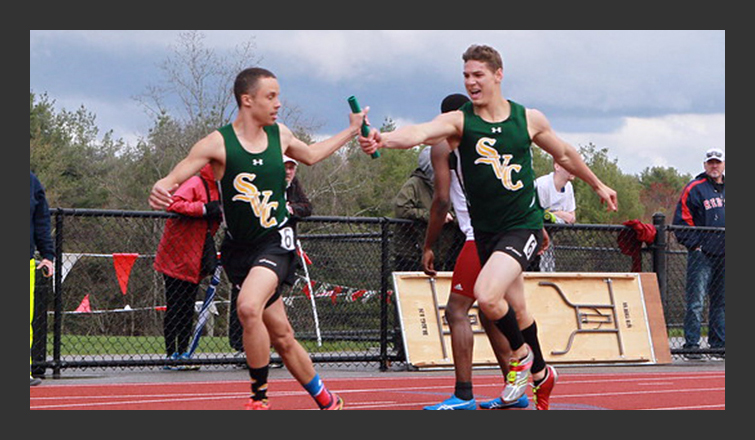 isaiah backels hands the baton off to davante smith