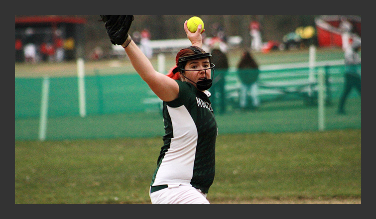 kelsey fisher delivers a pitch