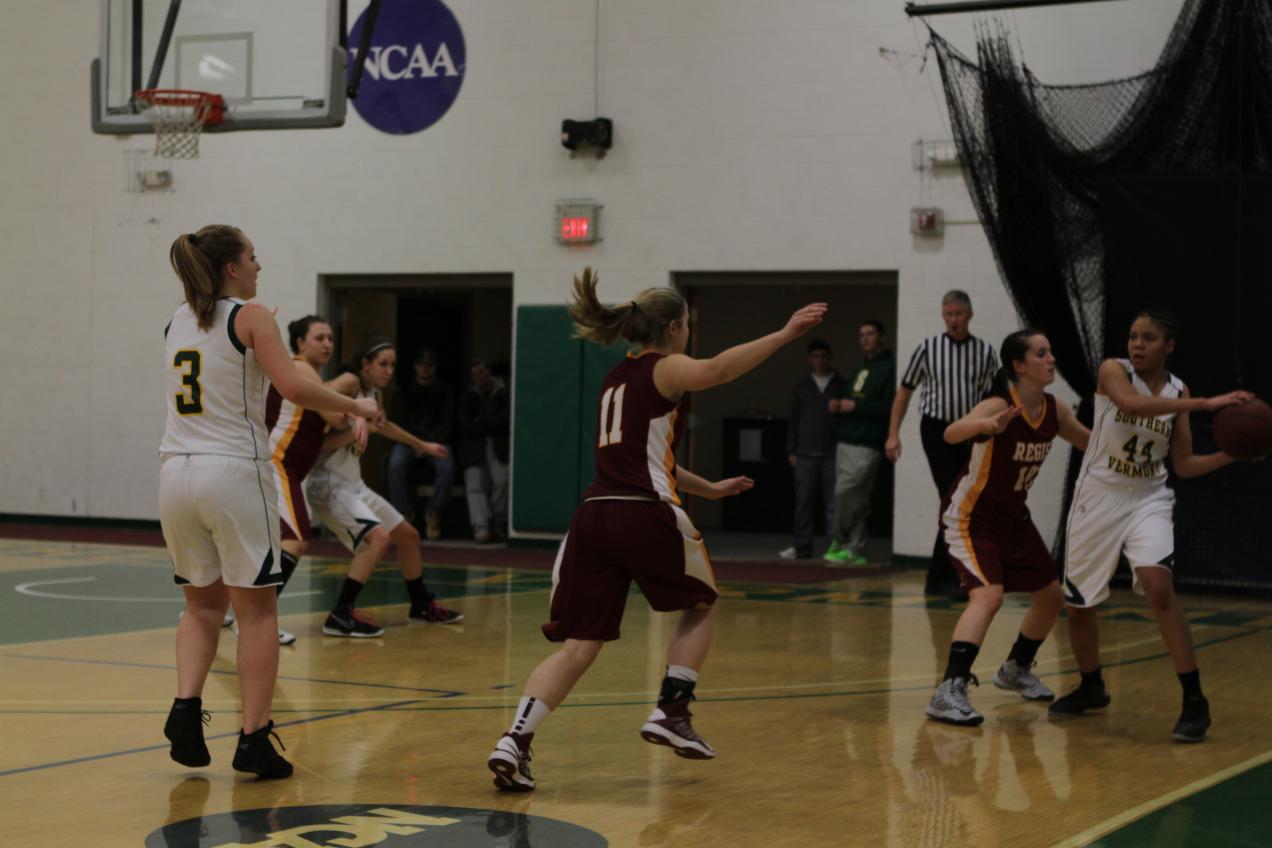 Women's Basketball Sees Regis Pull Away, 63-40