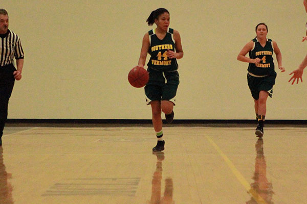 Women's Basketball Downed at Newbury 66-50 in NECC Play