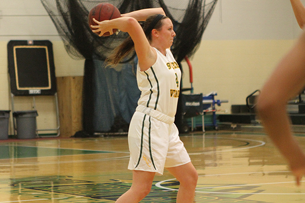 Women's Basketball Tops Bay Path 83-71 in NECC Opener