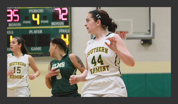 collee thompson runs up the floor