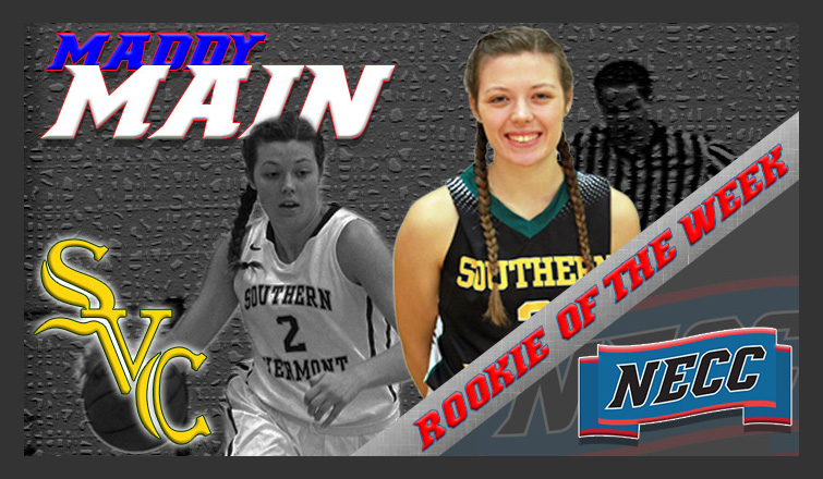 maddy main named necc rookie of the week