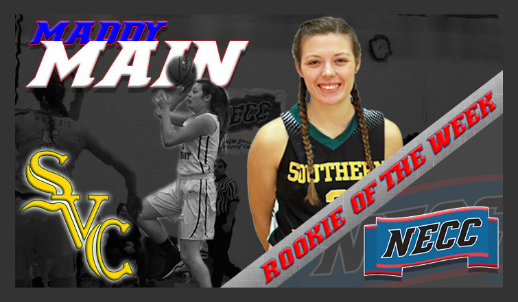 maddy main named NECC women's basketball rookie of the week for the period ending dec. 10, 2017