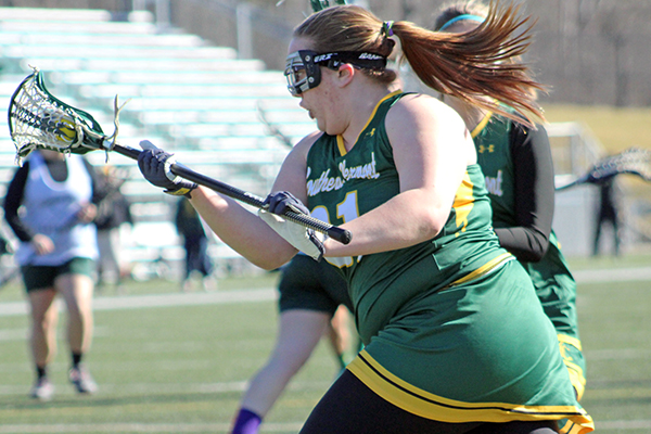 Women's Lacrosse Topped 19-4 in Non-league Play at New England