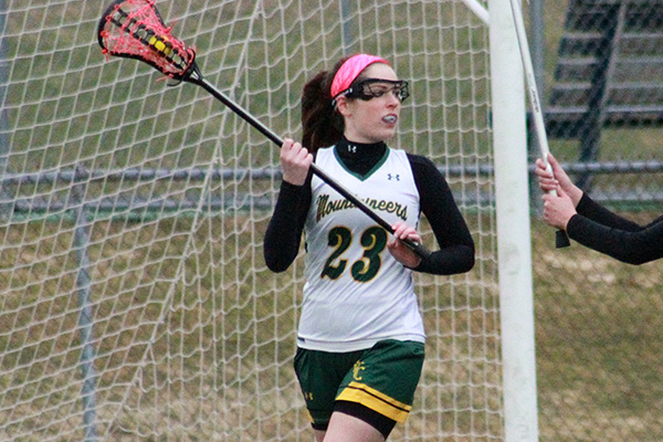 paige vitale looks to pass the ball