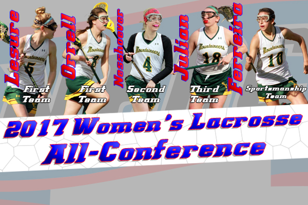 Lesure, Orrell, Nesshoever, Julian, Ferreira Selected to All-NECC Women?s Lacrosse Teams