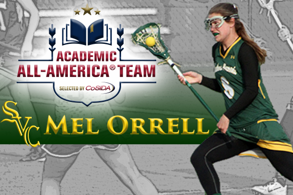 Mel Orrell ?17 Garners Southern Vermont?s First-ever CoSIDA Academic All-America Honor with Selection to 2016-17 Women?s Division III At-Large Third Team