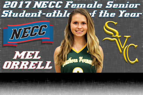 mel orrell named 2017 necc senior student-athlete of the year