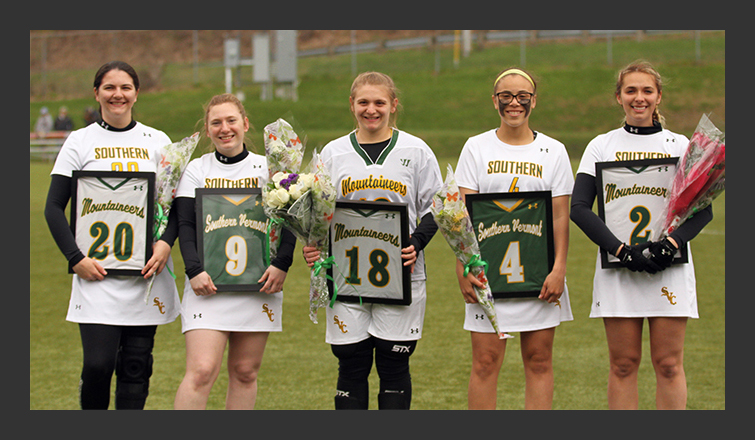 Women’s Lacrosse Hangs On to Edge Mitchell 14-11 on Senior Day