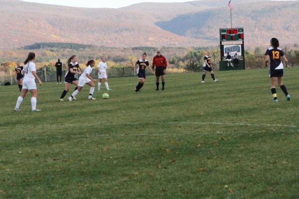 Women's Soccer Secures NECC Playoff Spot with 8-0 Win Over Wheelock at Home