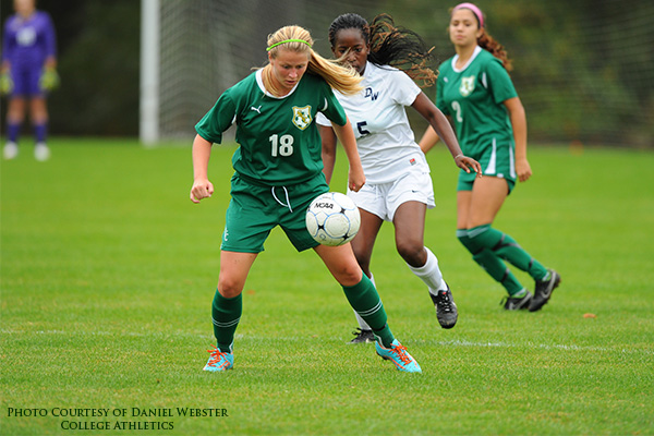 Women's Soccer Gets into NECC Win Column with 3-0 Victory at Daniel Webster