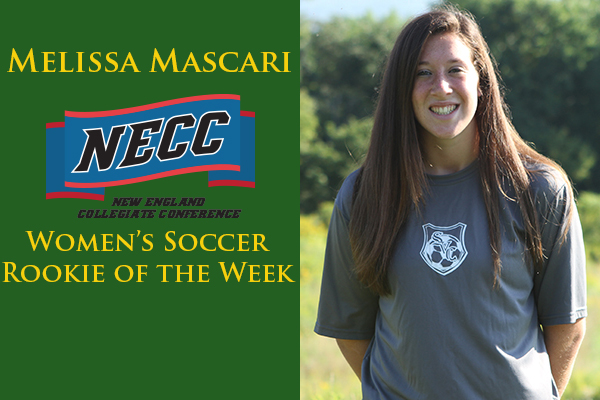 Mascari Named NECC Women's Soccer Rookie of the Week