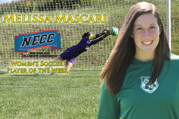 Mascari Named NECC Women's Soccer Player of the Week