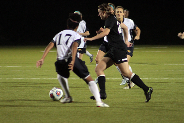Women's Soccer Plays to 1-1 Tie Under MCLA's Lights