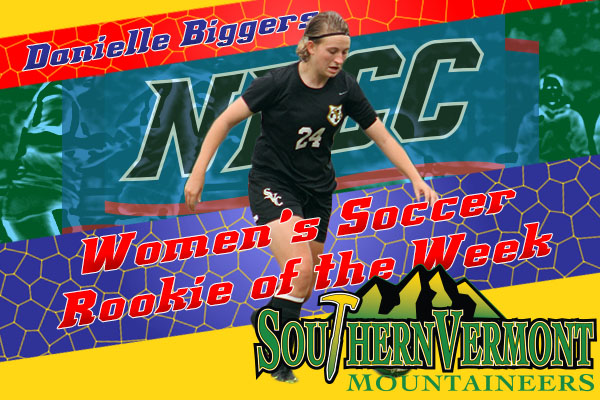 Biggers Tabbed NECC Women's Soccer Rookie of the Week