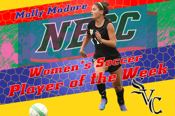 Madore Tabbed NECC Women's Soccer Player of the Week
