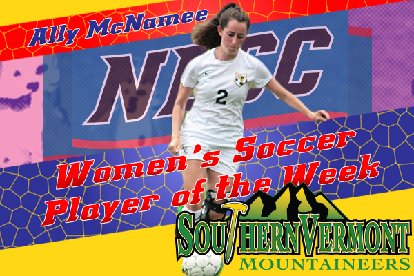 McNamee Selected as NECC Women's Soccer Player of the Week