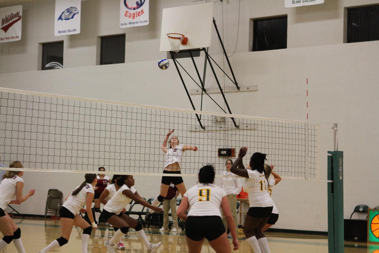 Photo for #3 Southern Vermont Women’s Volleyball Sweeps #6 Bay Path 3-0 in NECC Quarterfinal Play image 6