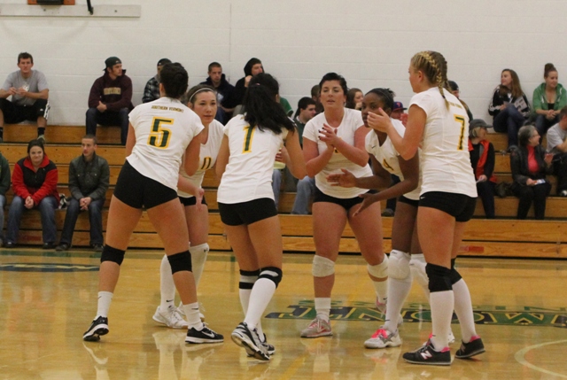 Photo for #3 Southern Vermont Women’s Volleyball Sweeps #6 Bay Path 3-0 in NECC Quarterfinal Play image 56