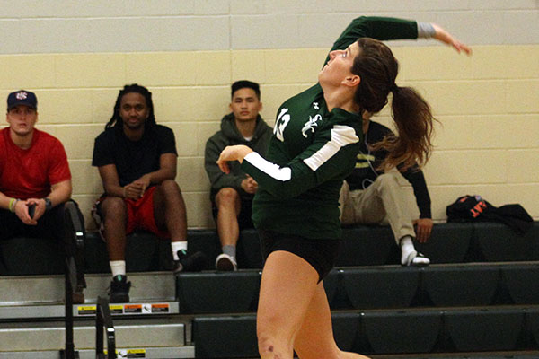 Women's Volleyball Falls 3-0 at Elms in NECC Action